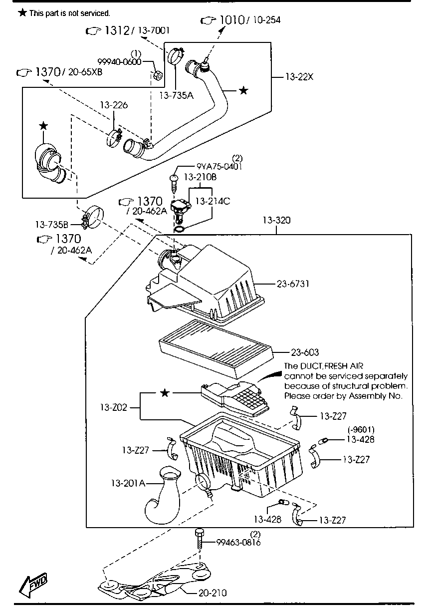 FAW RF4F-13-Z40 - Hava filtri furqanavto.az