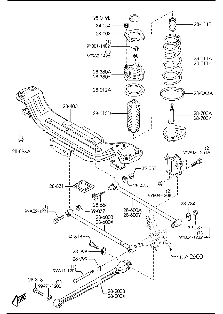 Mercury GE4V-28-700A - Amortizator furqanavto.az