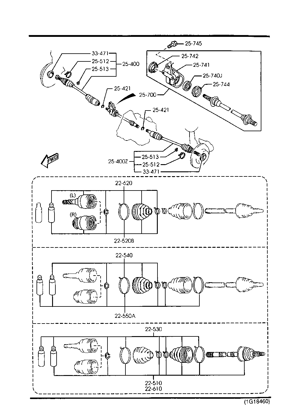 MAZDA GJ01-22-510A - Sürücü mili furqanavto.az