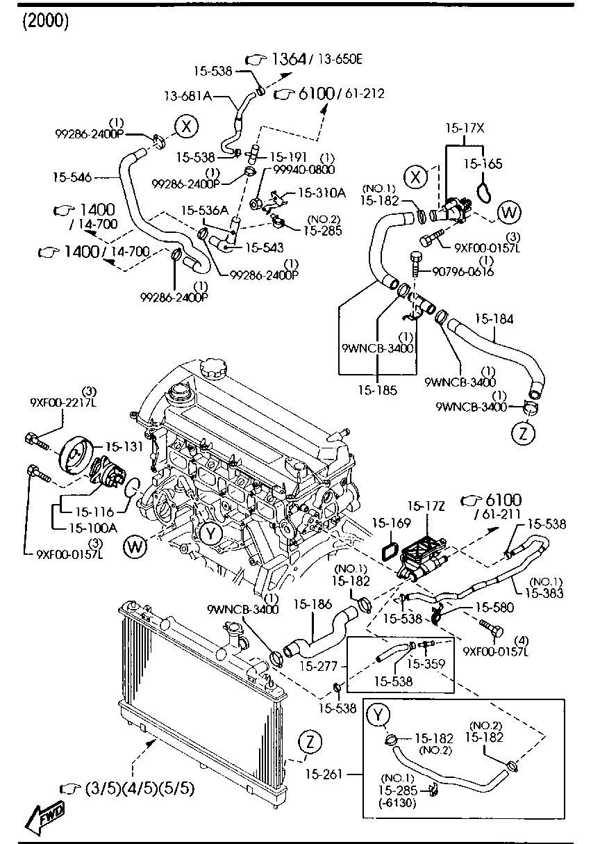 FORD LF94-15-100 - Su nasosu furqanavto.az