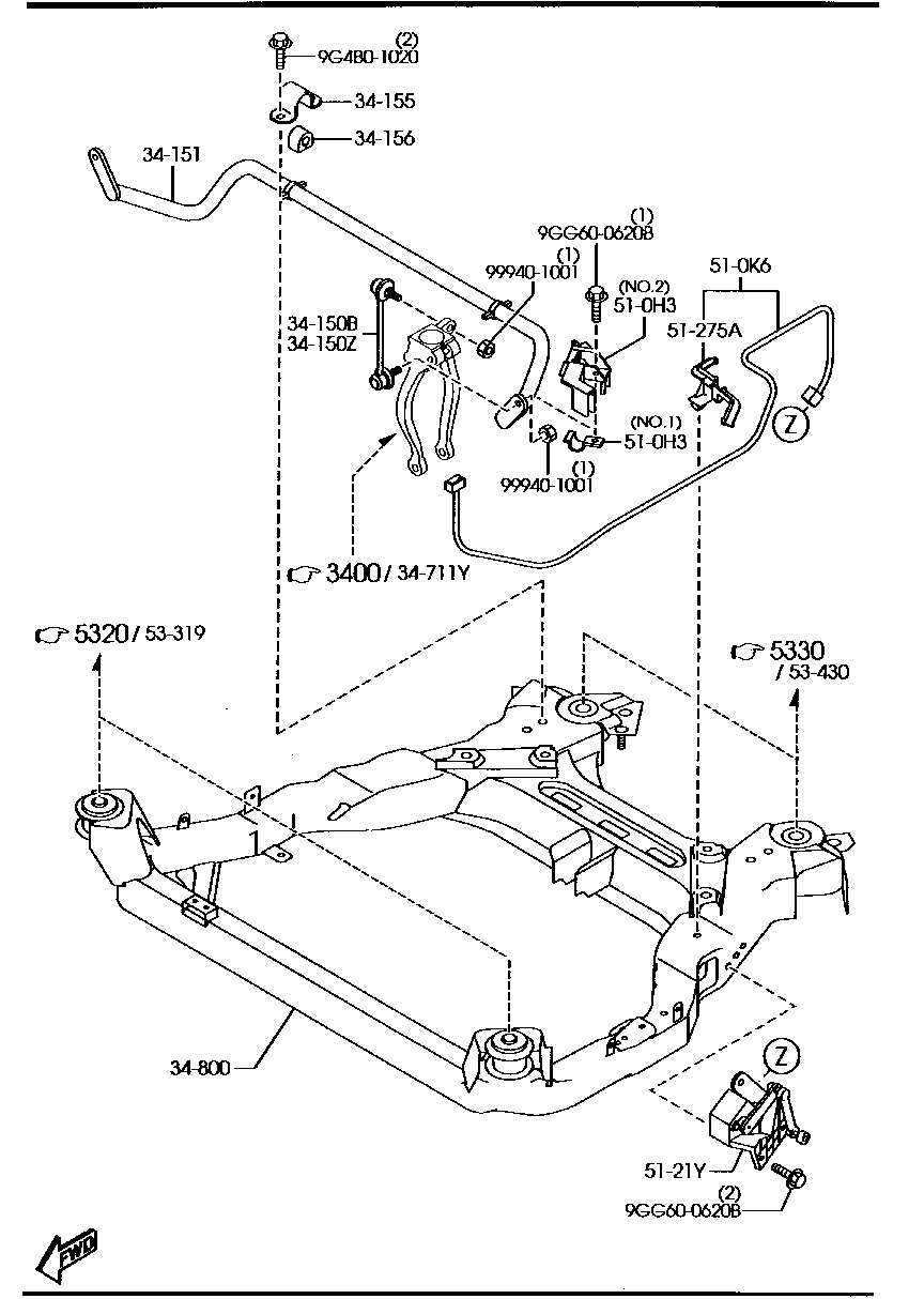 CITROËN/PEUGEOT GJ6A-34-170A - Çubuq / Strut, stabilizator furqanavto.az