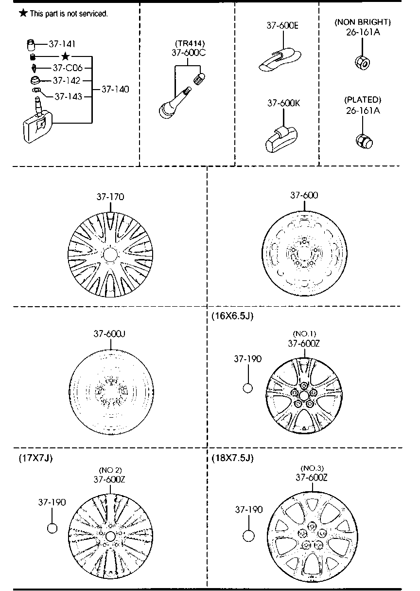 FIAT GS1D-37-140 - Təkər Sensoru, təkər təzyiqinə nəzarət sistemi furqanavto.az