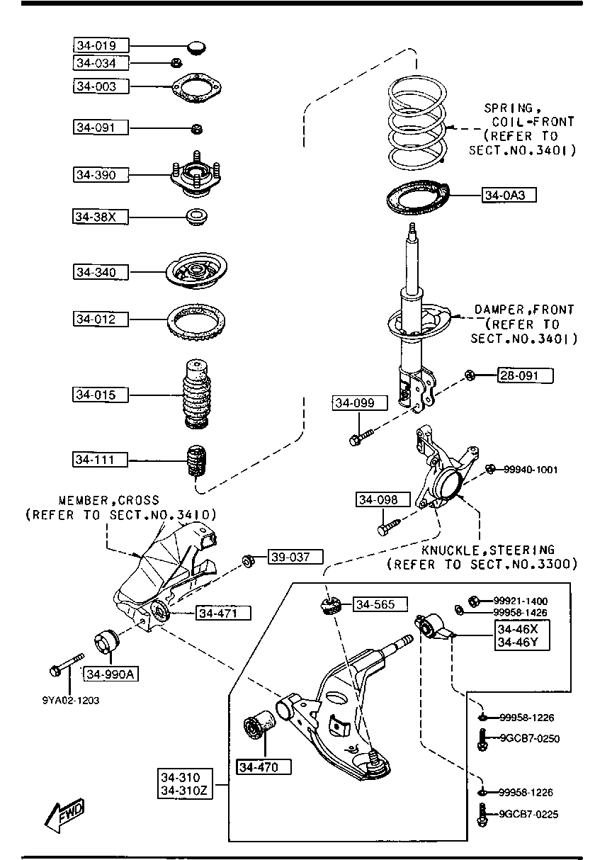 Mercury GA2B-34-470 - Nəzarət Kolu / Arxa Qol furqanavto.az