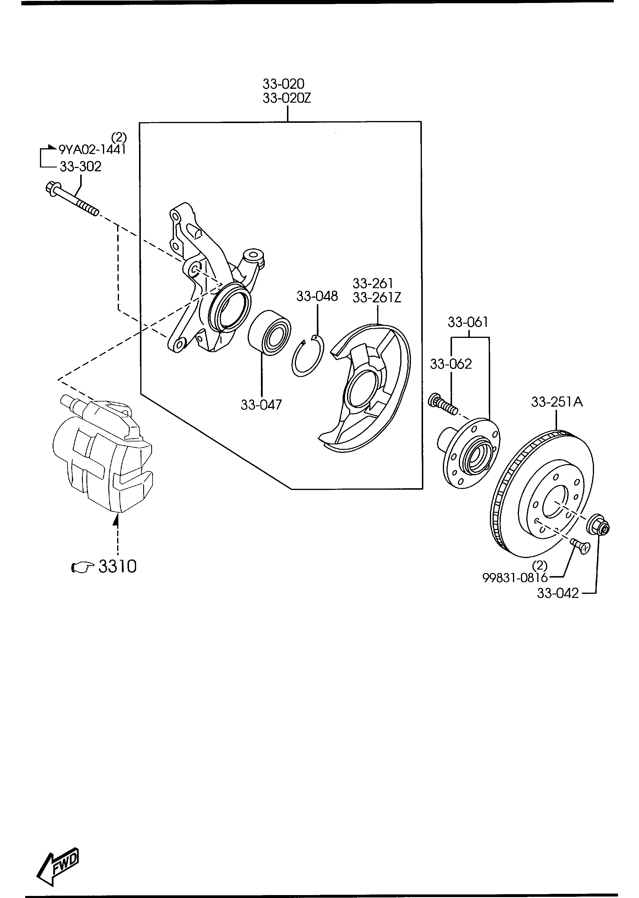 Mercury L206-33-25X - Əyləc Diski furqanavto.az