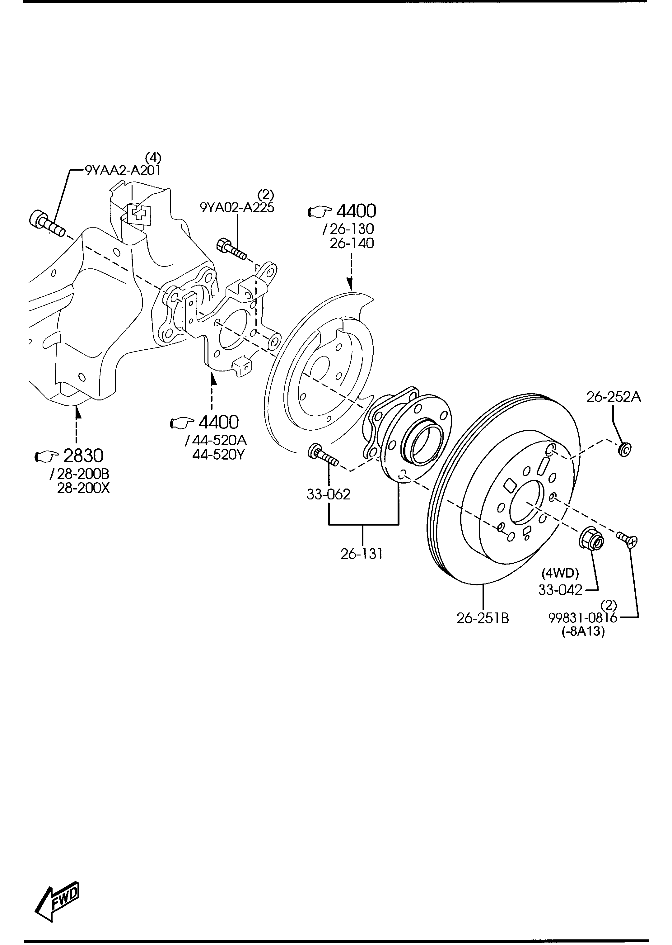 MAZDA (FAW) L206-26-251 - Əyləc Diski furqanavto.az