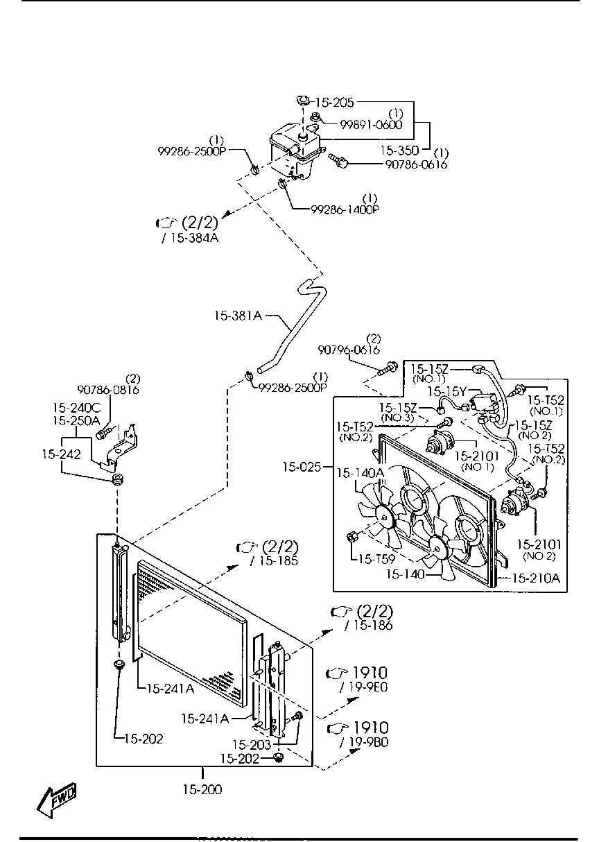 MAZDA GY01 15 140 - Fen, radiator furqanavto.az