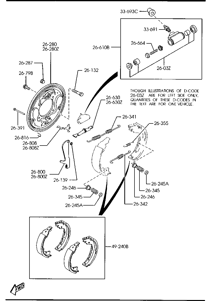 MAZDA UH71-26-610 - Təkər əyləc silindri furqanavto.az