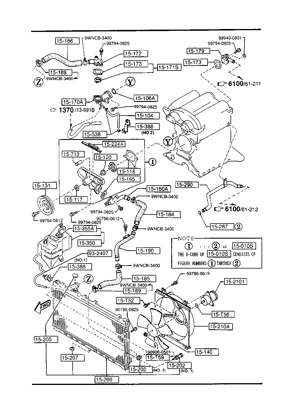 MAZDA 8 AN1-15-171 - Termostat, soyuducu furqanavto.az