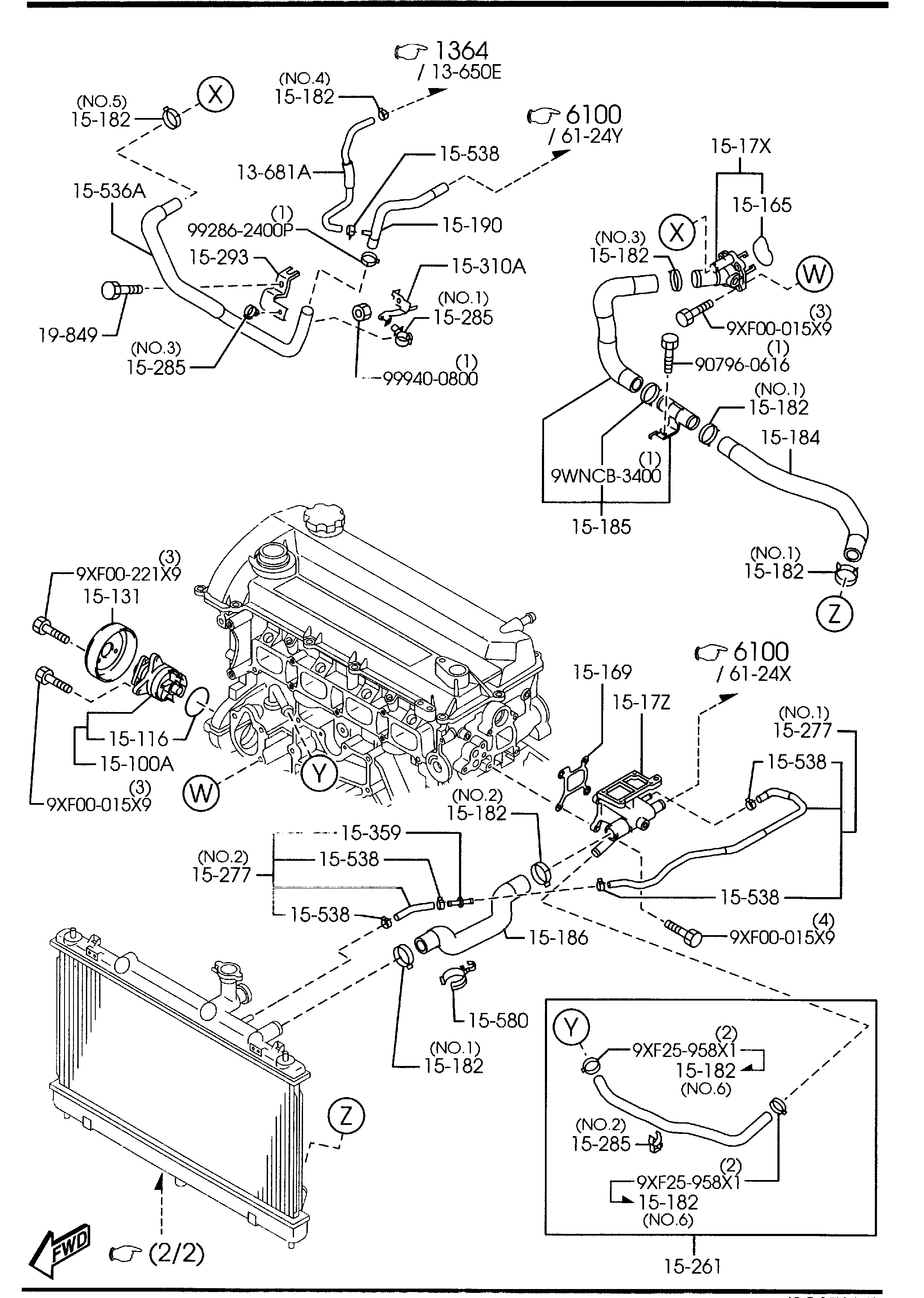 MAZDA L321-151-50 - Fen, radiator furqanavto.az