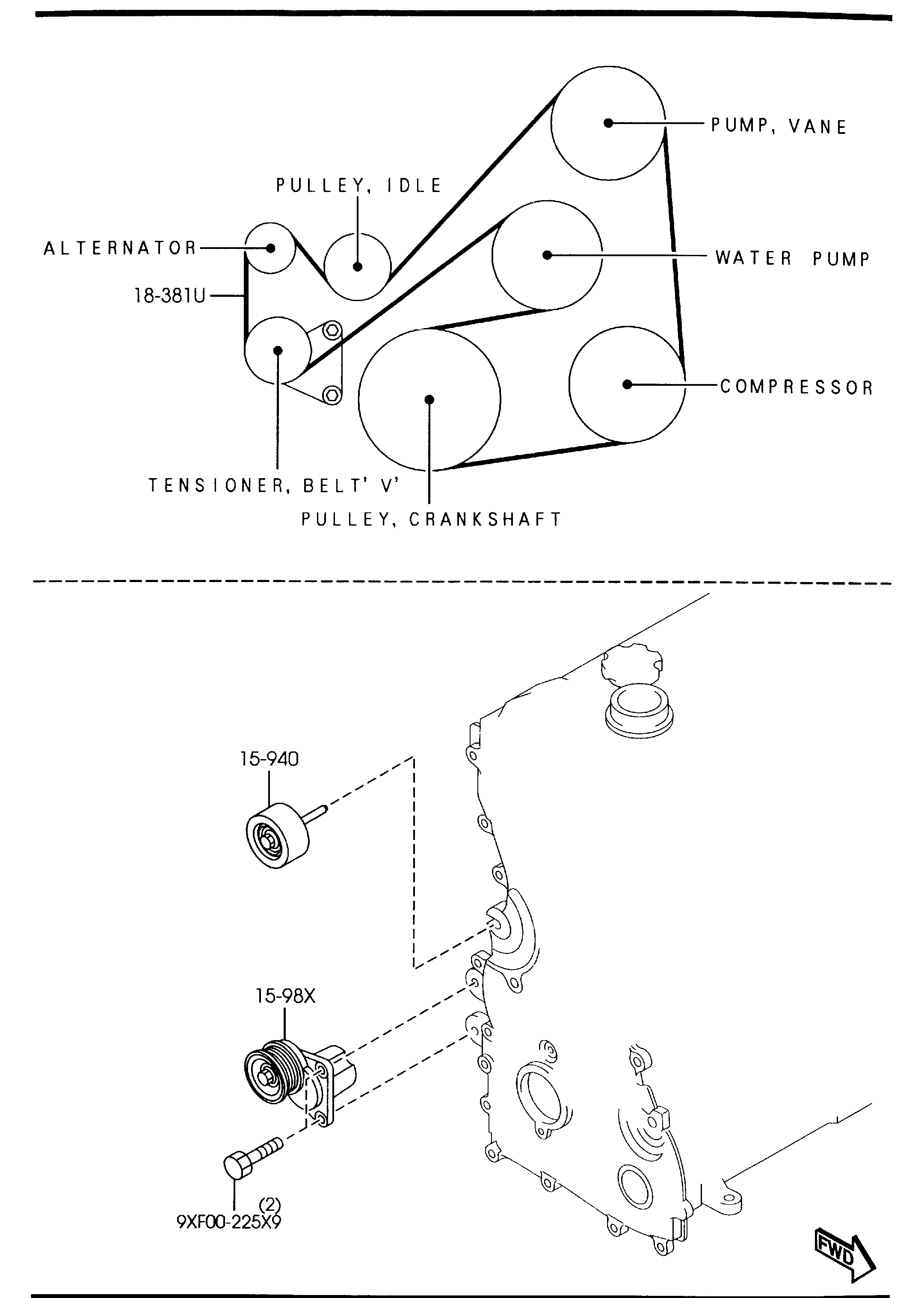 MAZDA L321-15-909B - V-yivli kəmər furqanavto.az