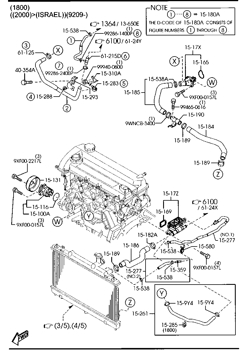 MAZDA L336-15-170 - Termostat, soyuducu furqanavto.az