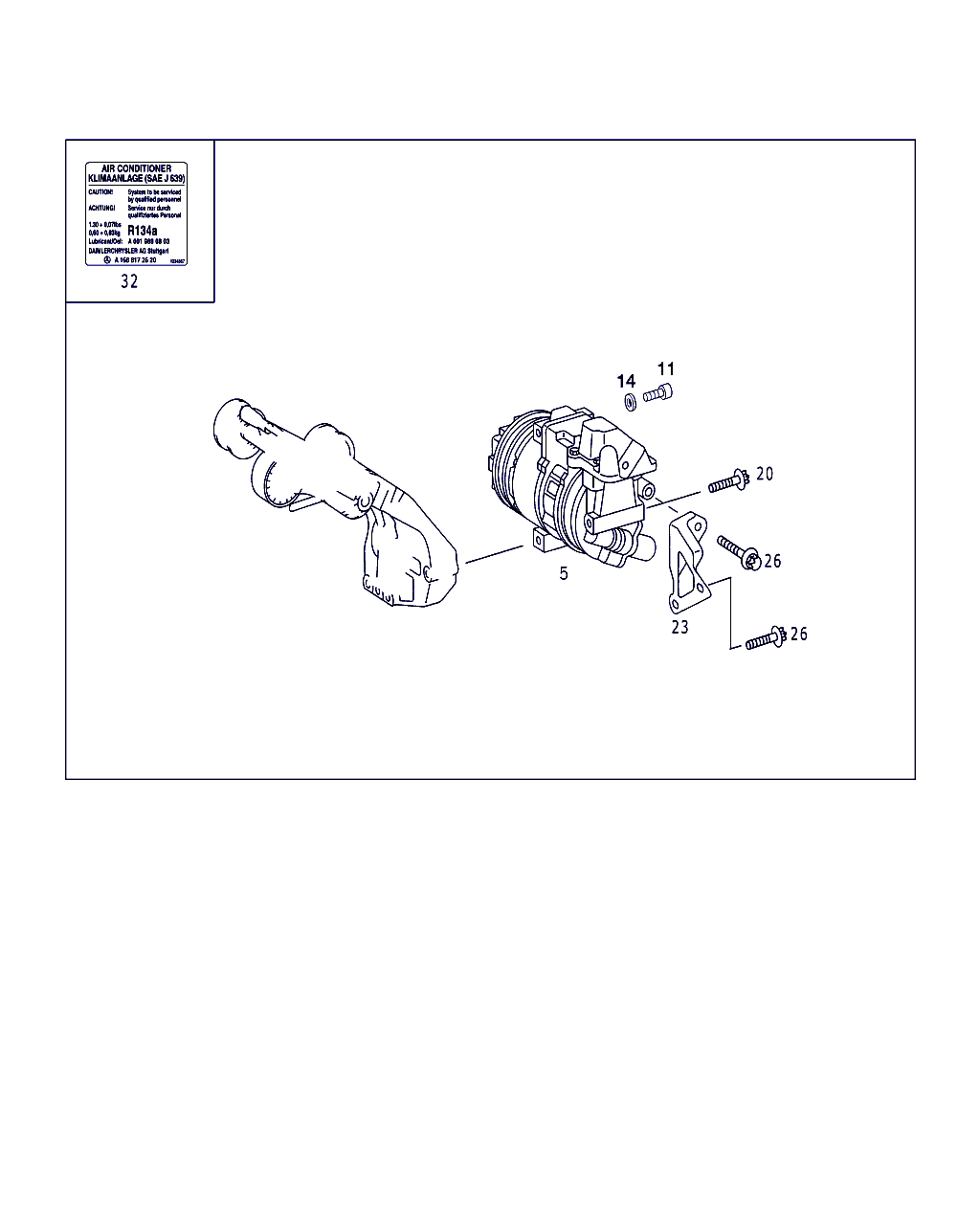 Mercedes-Benz A 000 230 94 11 - Kompressor, kondisioner furqanavto.az