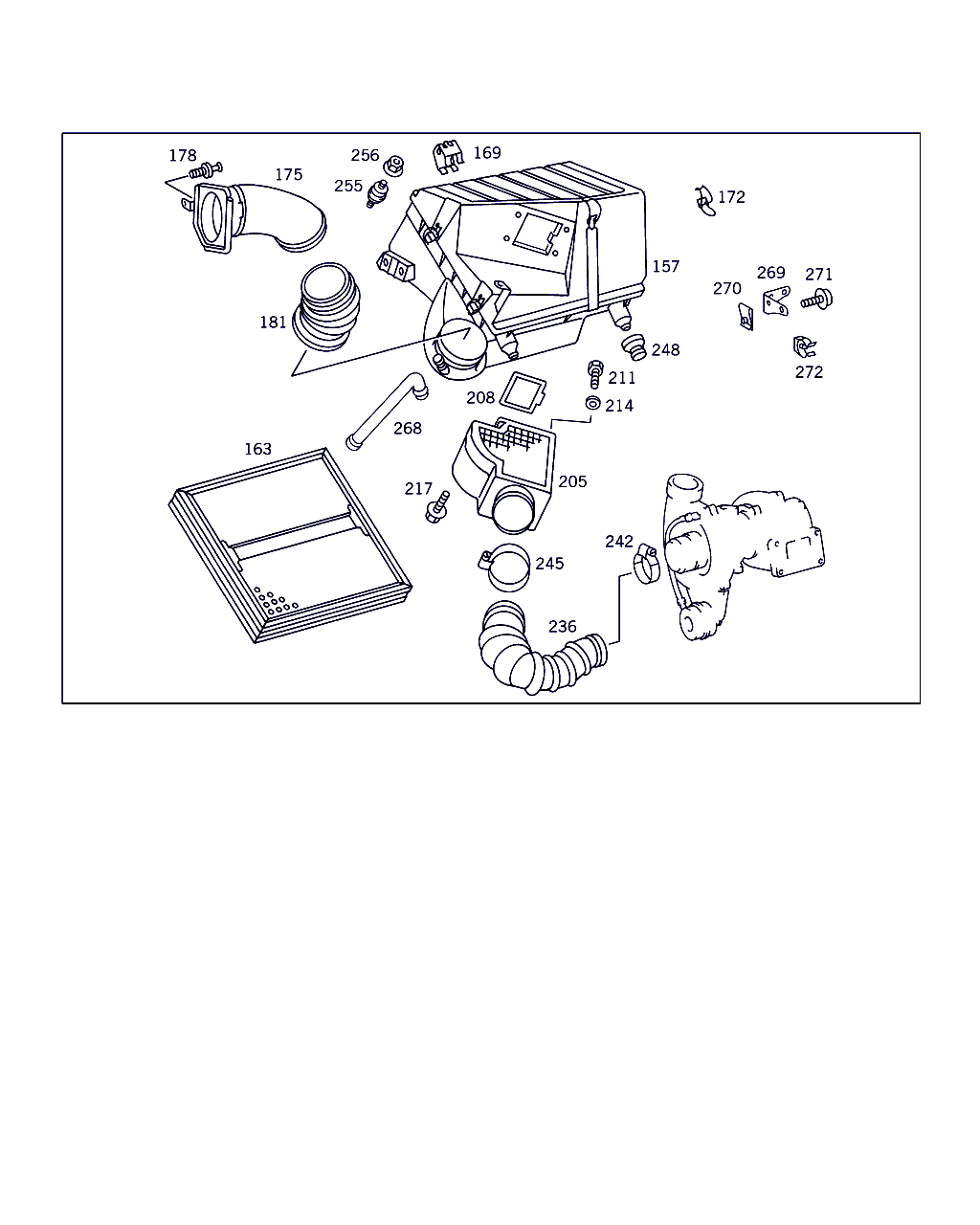 Mercedes-Benz A 603 094 04 04 - Hava filtri furqanavto.az