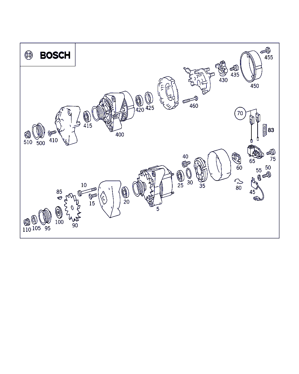 Evobus A 008 154 40 02 - Alternator furqanavto.az