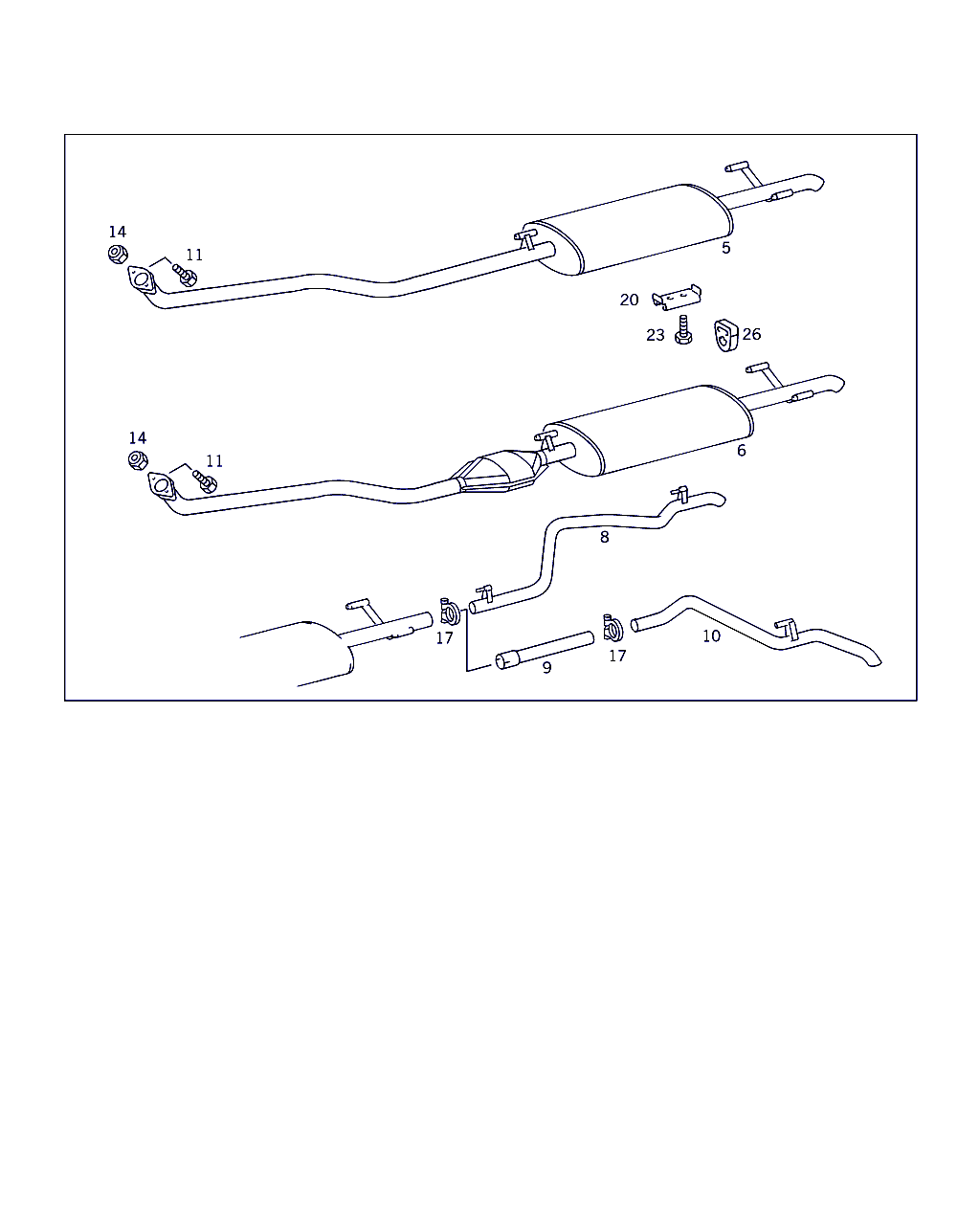 Mercedes-Benz A 124 490 00 41 - Boru birləşdiricisi, egzoz sistemi furqanavto.az