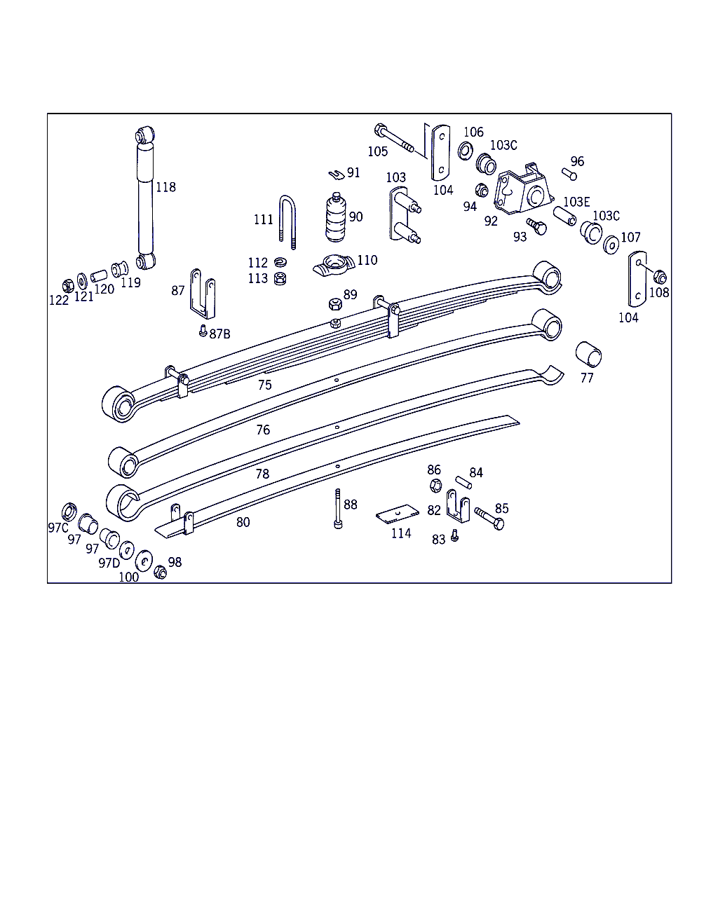 Mercedes-Benz A 000 326 88 00 - Amortizator furqanavto.az