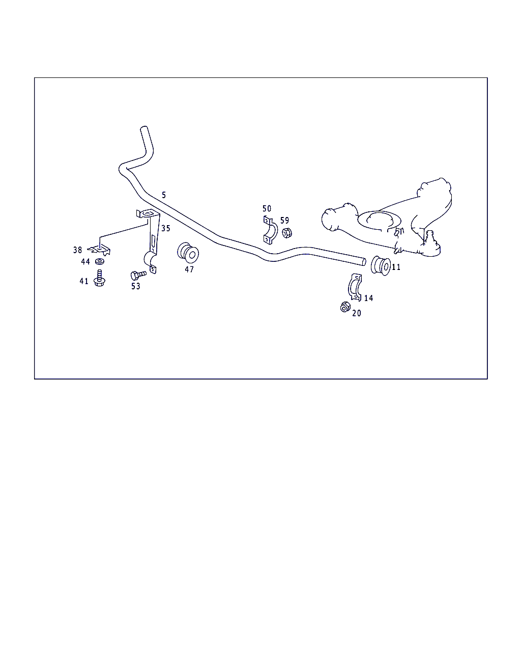 Mercedes-Benz A 124 323 56 85 - Dəstək kol, stabilizator furqanavto.az