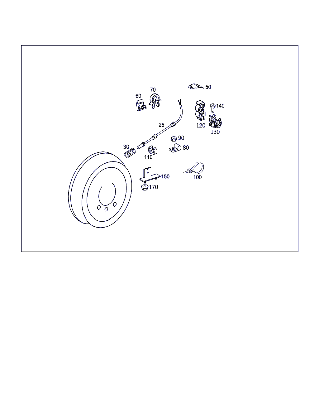 Evobus A 975 542 00 50 - Clamping Sleeve, təkər sürət sensoru furqanavto.az