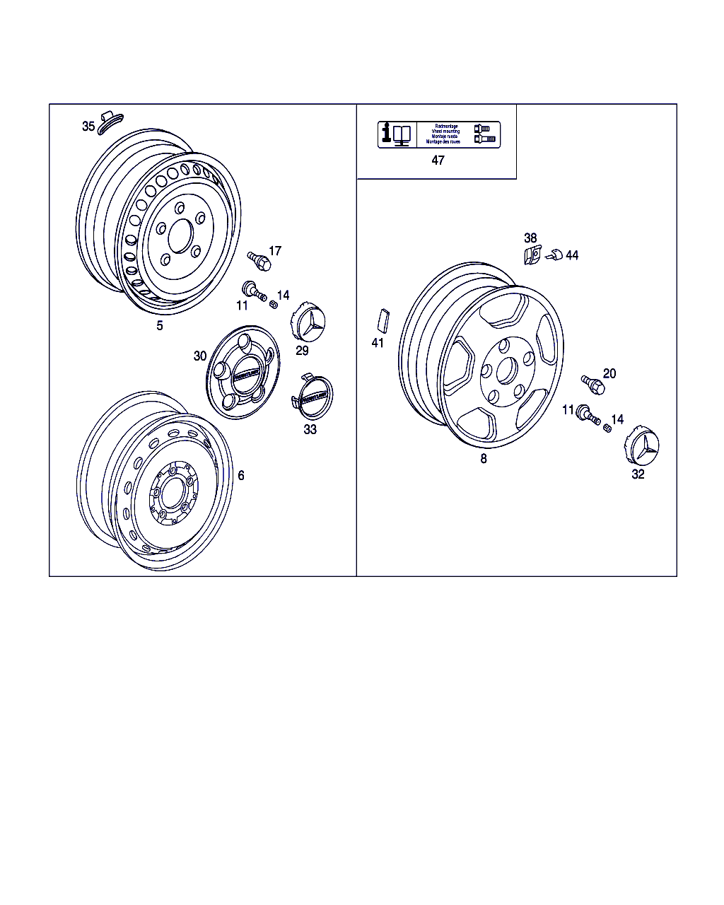 Mercedes-Benz A 901 401 00 70 - Təkər boltu furqanavto.az