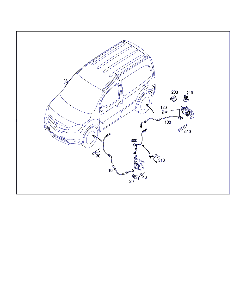 Mercedes-Benz A 415 905 30 00 - Sensor, təkər sürəti furqanavto.az