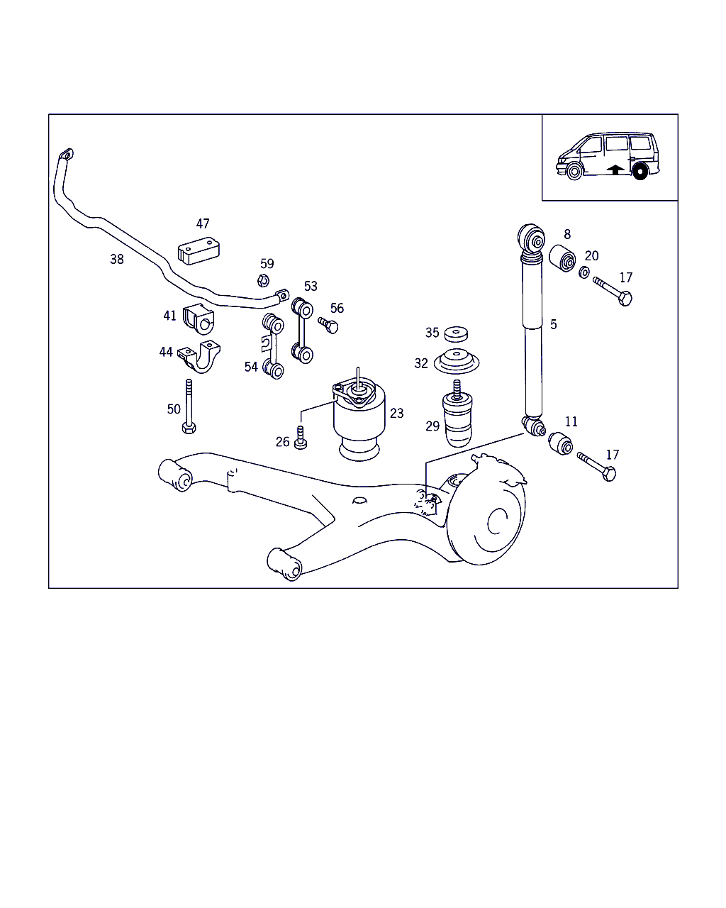 Mercedes-Benz A 638 326 00 16 - Çubuq / Strut, stabilizator furqanavto.az