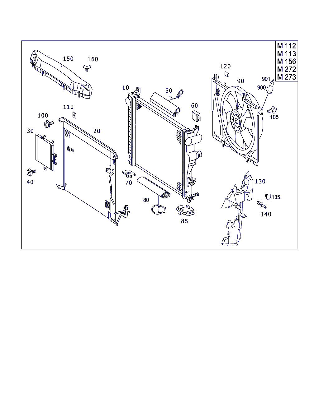 OM A 220 500 10 54 - CONDENSOR furqanavto.az