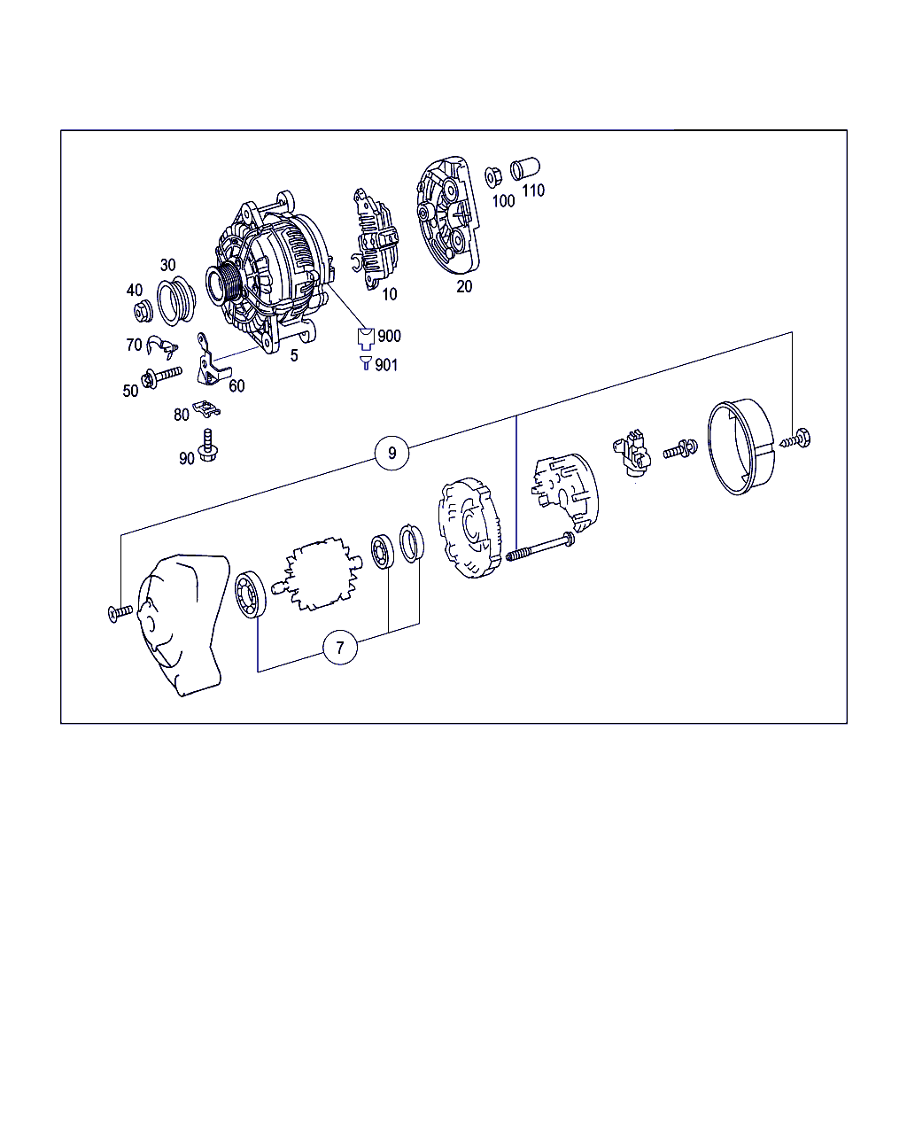 Mercedes-Benz A 012 154 13 02 - Alternator furqanavto.az