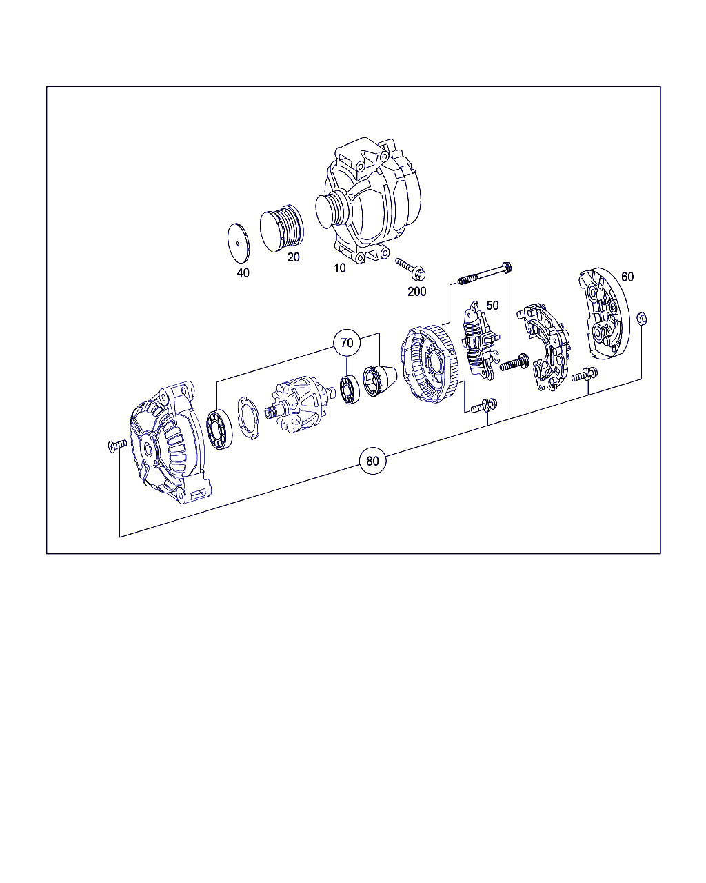 Mercedes-Benz A 000 906 04 01 - Alternator furqanavto.az