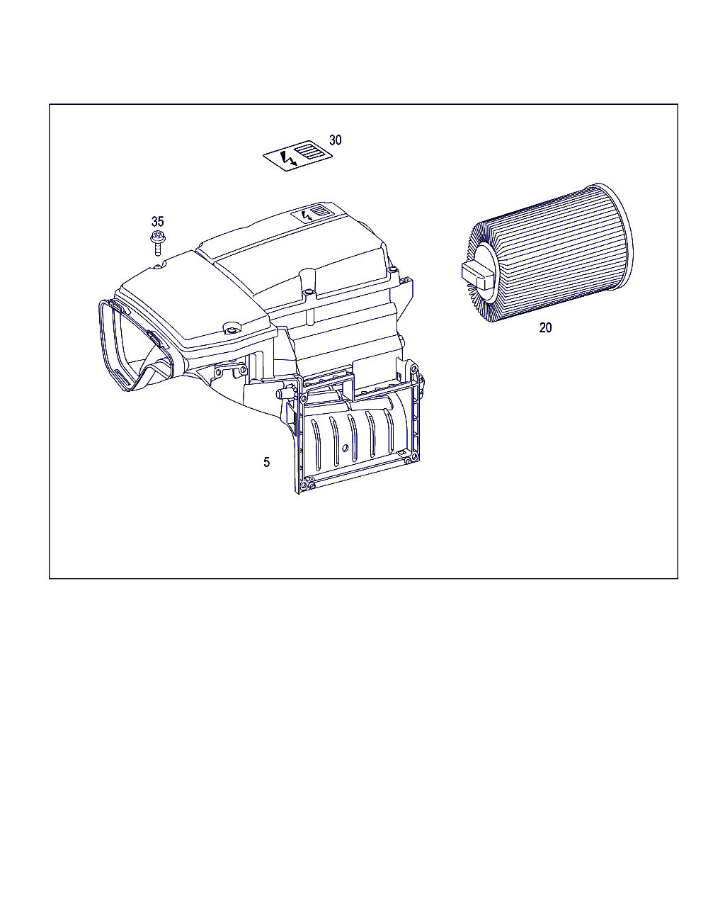 Mercedes-Benz A 271 094 02 04 - Hava filtri furqanavto.az