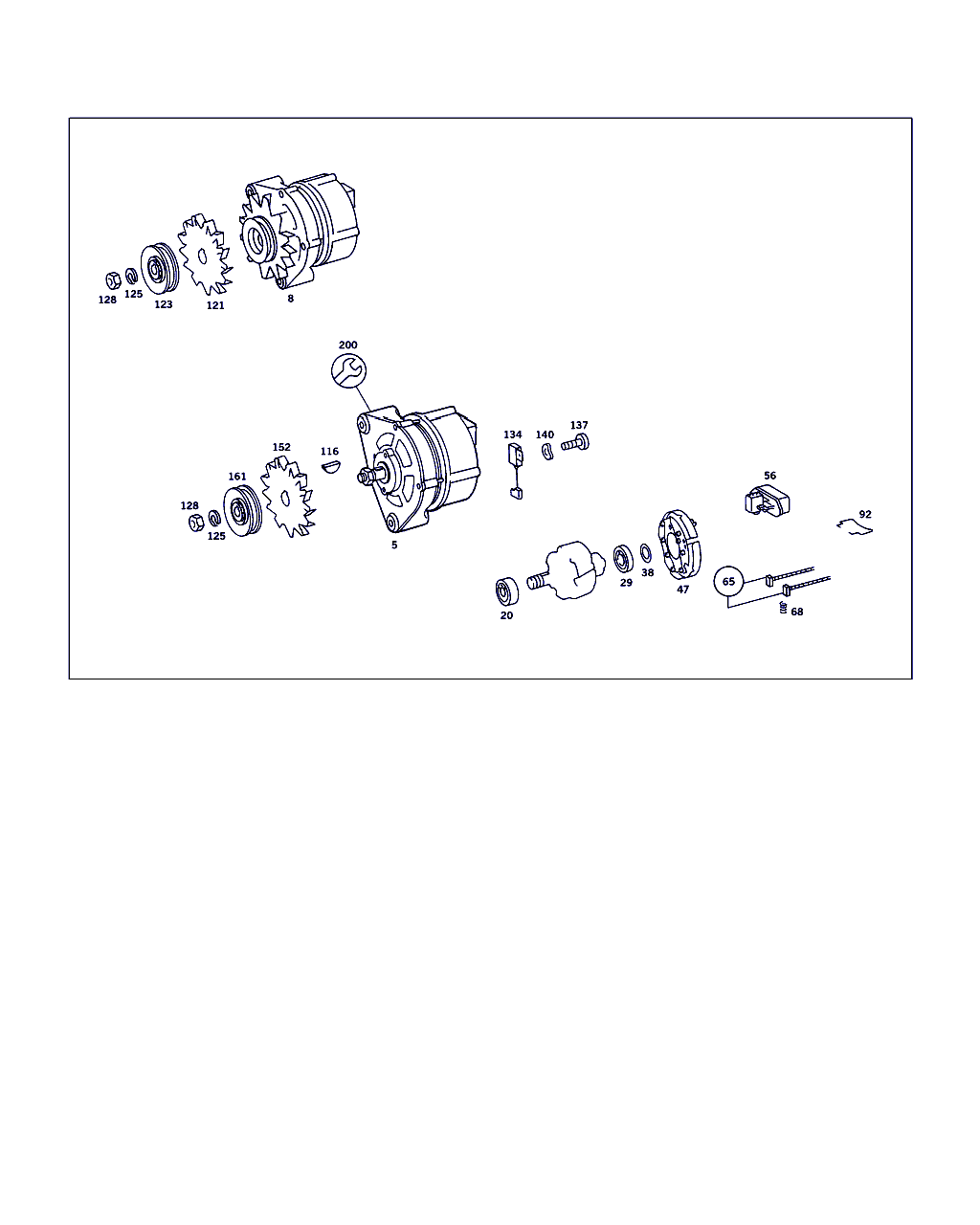 Mercedes-Benz A 002 154 25 06 - Gərginlik tənzimləyicisi, alternator furqanavto.az