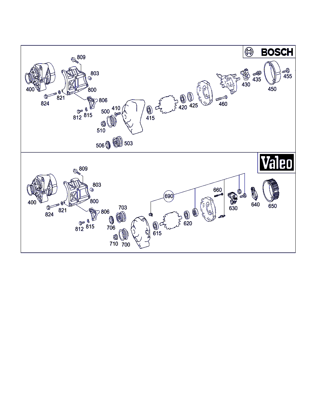 Mercedes-Benz A 604 150 00 60 - Kasnak, alternator, sərbəst dönərli mufta furqanavto.az