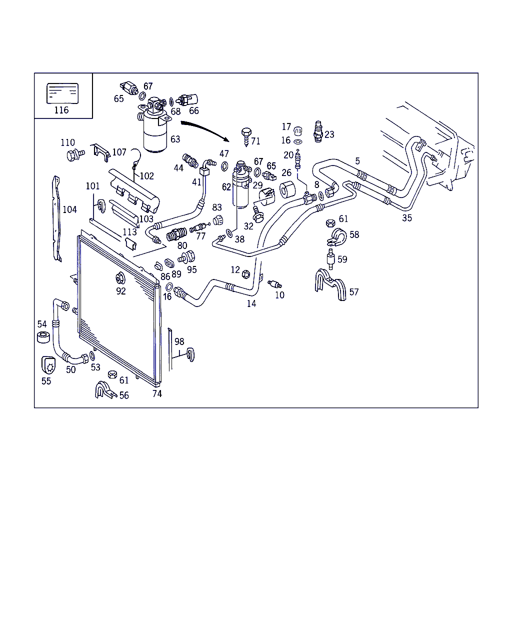 Mercedes-Benz A 140 830 02 83 - Quruducu, kondisioner furqanavto.az