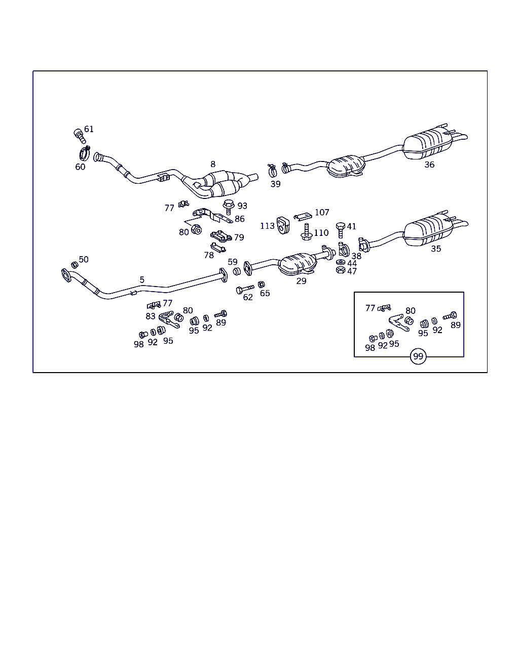 Mercedes-Benz A 140 492 04 44 - Dəstək kol, stabilizator furqanavto.az