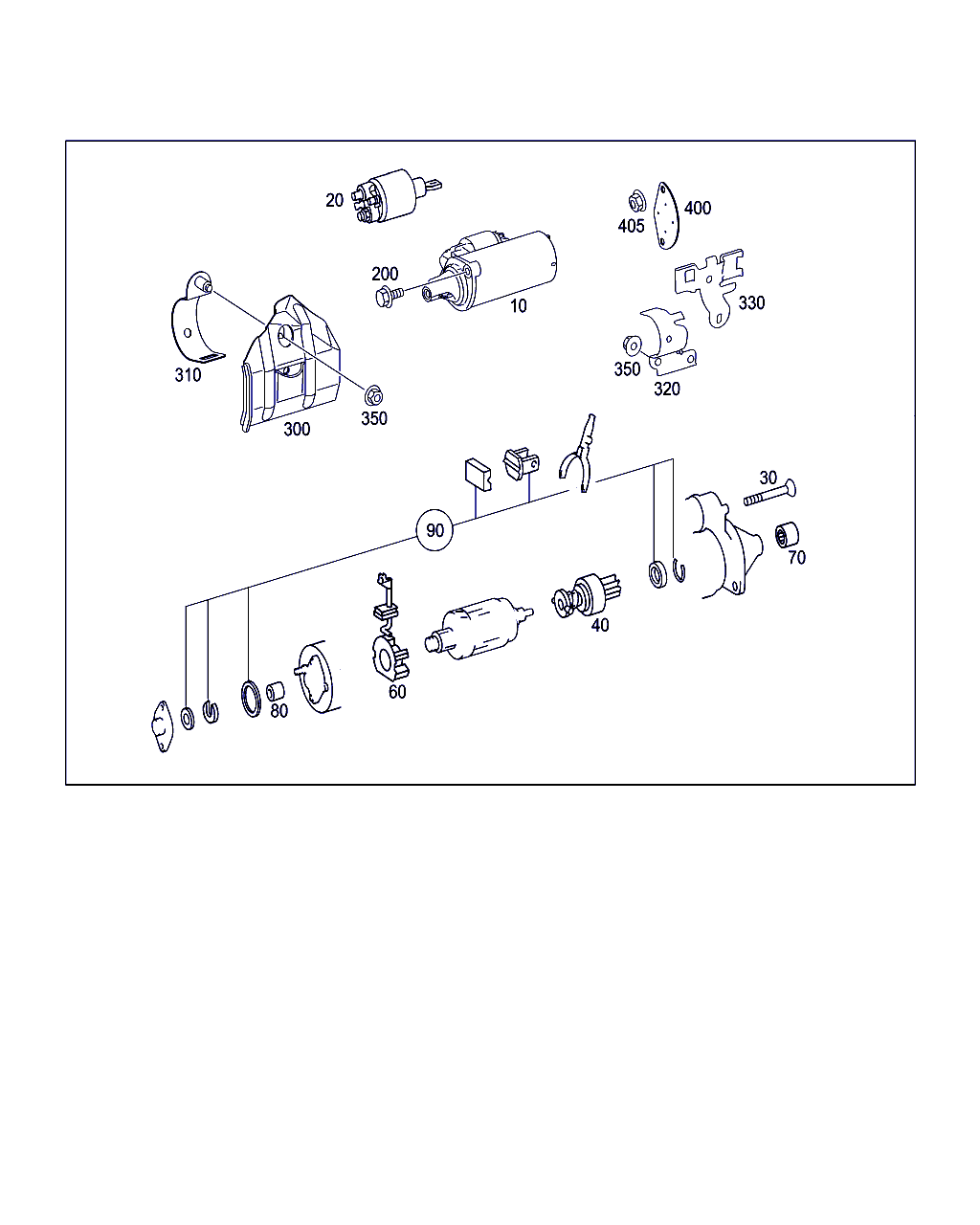 Mercedes-Benz A 001 152 92 10 - Solenoid açarı, başlanğıc furqanavto.az