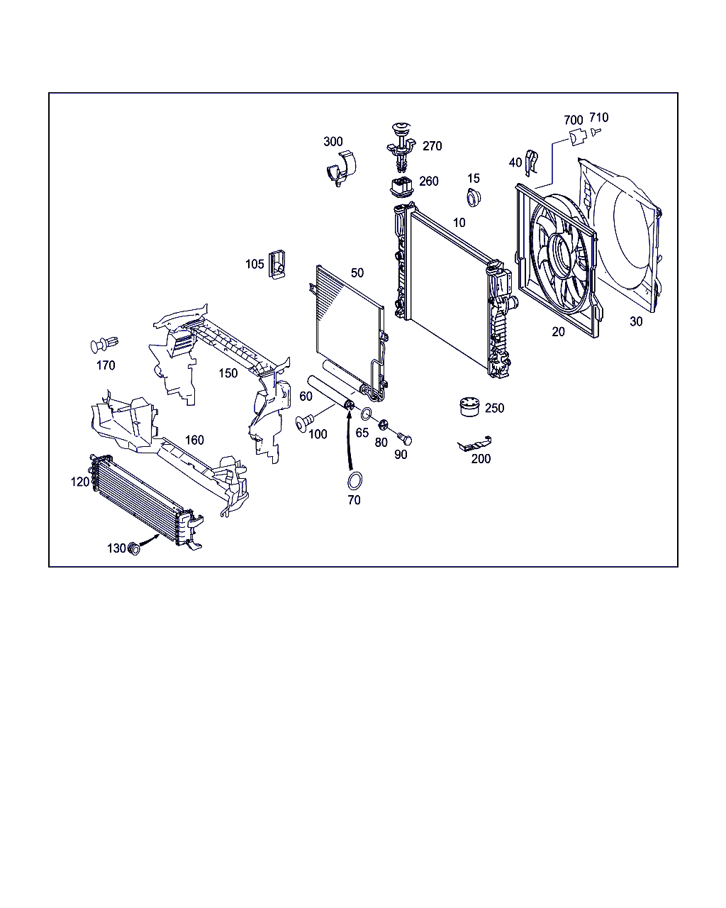 Mercedes-Benz (BBDC) A 211 500 06 54 - Kondenser, kondisioner furqanavto.az