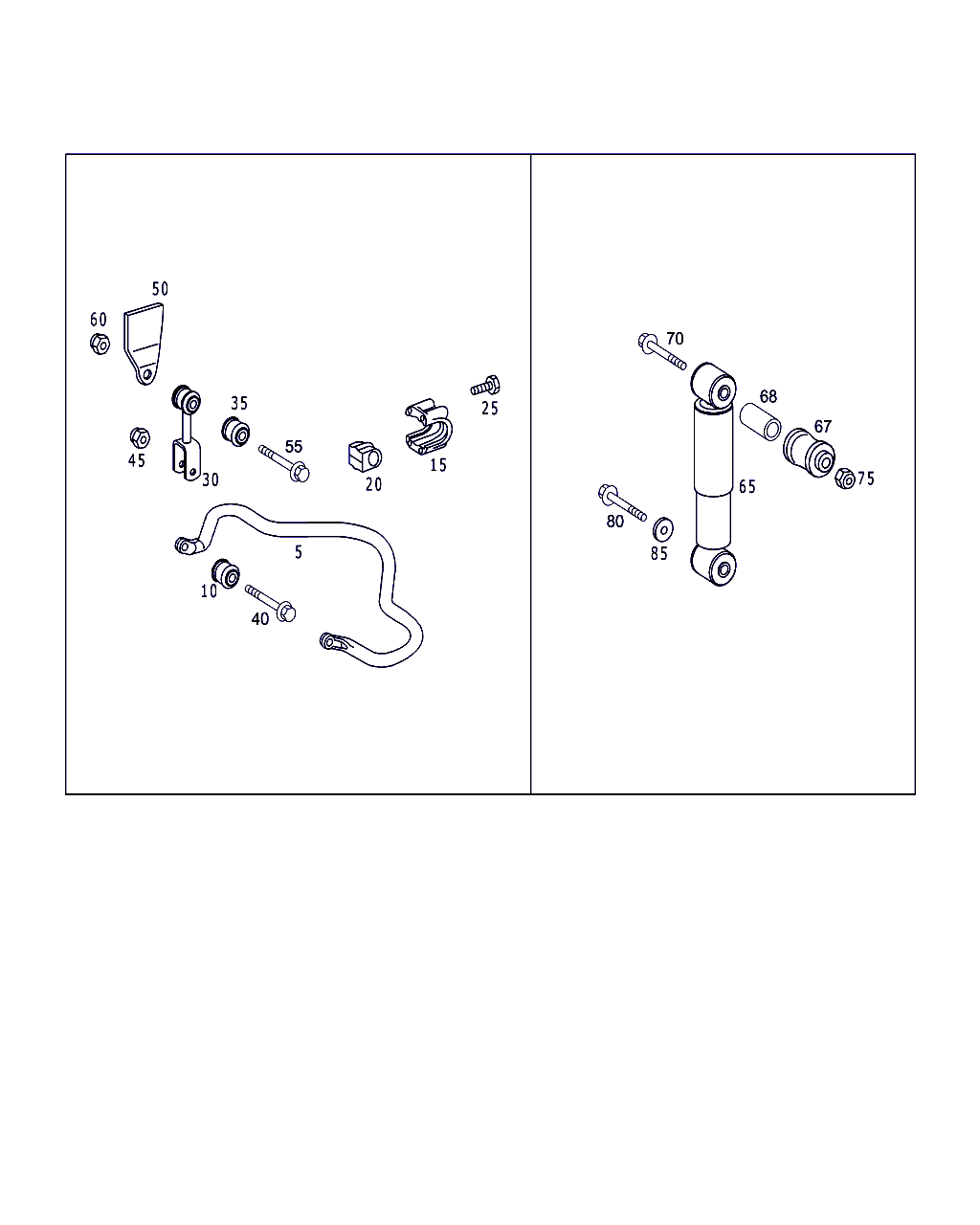 Mercedes-Benz A 667 320 00 73 - Dəstək kol, stabilizator furqanavto.az