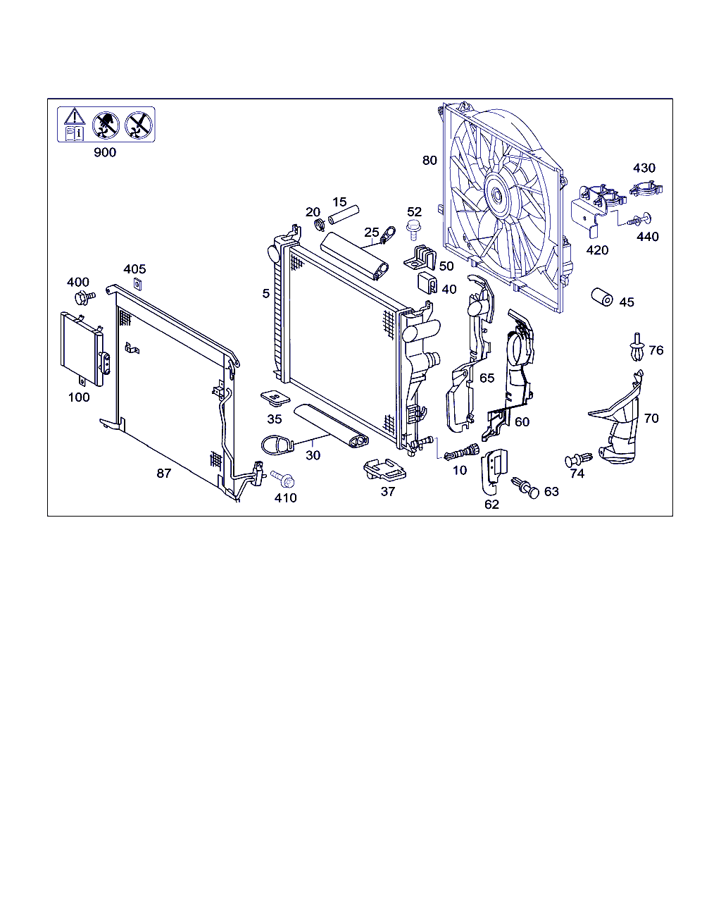 Mercedes-Benz A 220 500 08 54 - Kondenser, kondisioner furqanavto.az