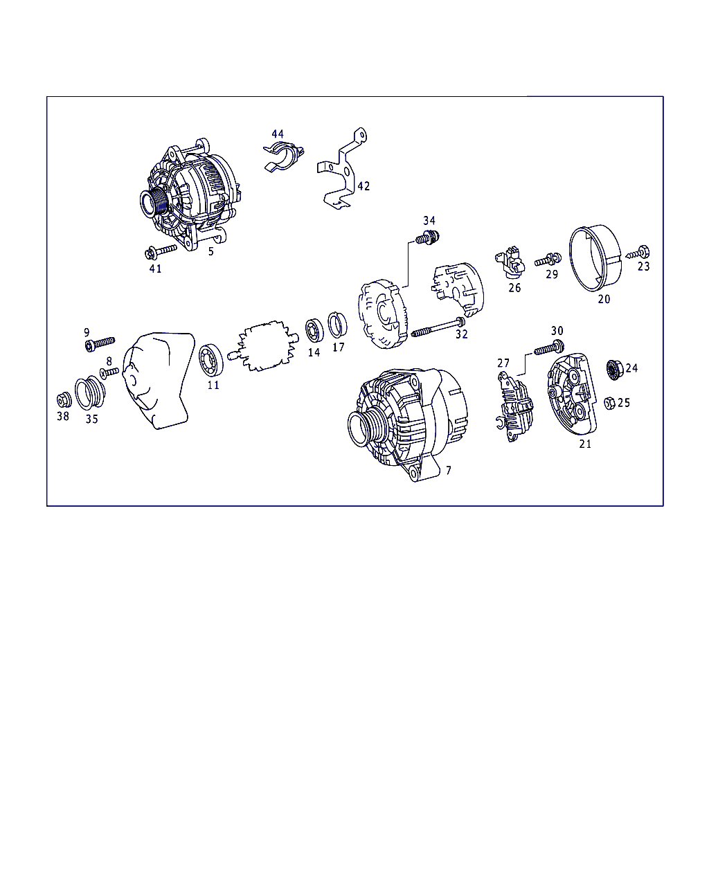 Mercedes-Benz A 011 154 91 02 - Alternator furqanavto.az