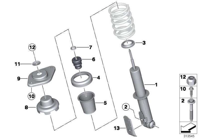 Mini 33 50 6 789 027 - Üst Strut Montajı furqanavto.az