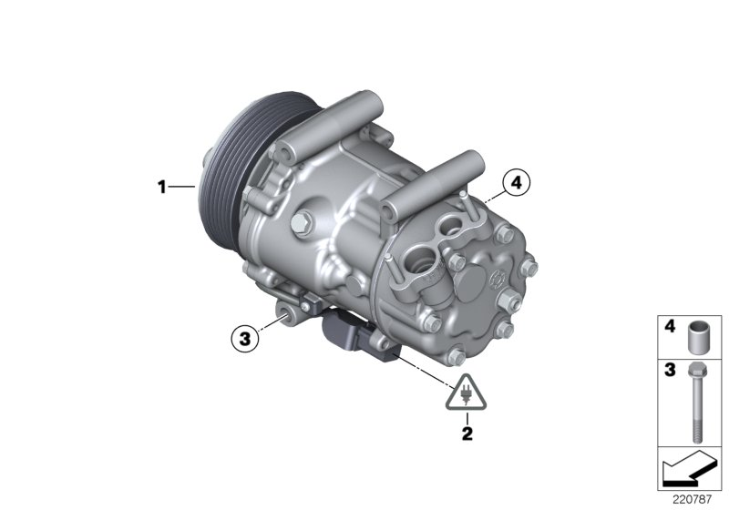 Volvo 64529223392 - RP air conditioning compressor furqanavto.az