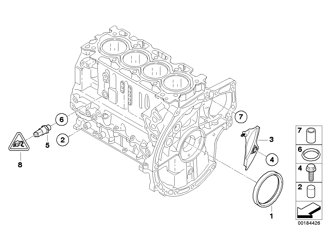 CITROËN/PEUGEOT 11117805946 - Shaft seal furqanavto.az