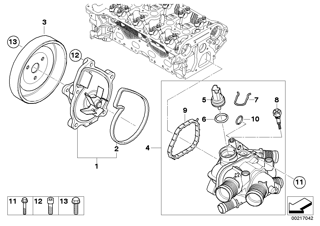 BMW 13 62 7 535 068 - Sensor, soyuducu suyun temperaturu furqanavto.az