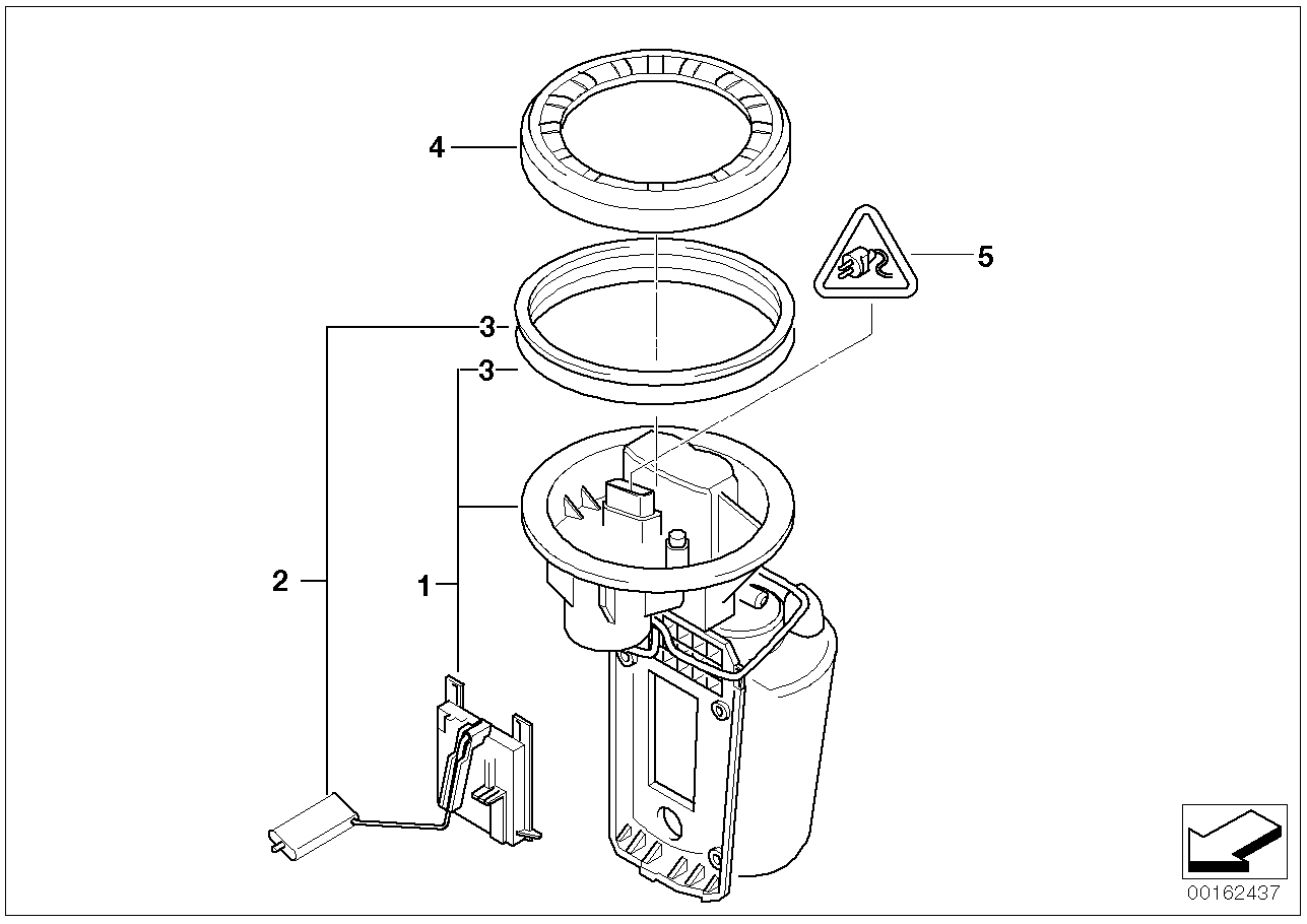 BMW 16 11 2 754 806 - Delivery unit w/ in-tank pump and filter www.furqanavto.az