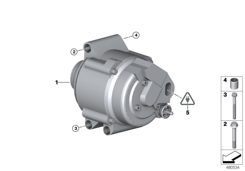 BMW 12 31 7 515 029 - Alternator furqanavto.az