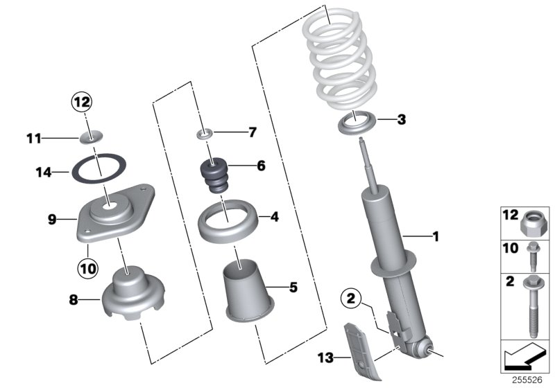 BMW 33526776759 - Üst Strut Montajı furqanavto.az