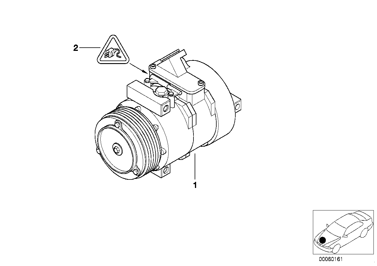 Mini 64 52 6 918 122 - Kompressor, kondisioner furqanavto.az