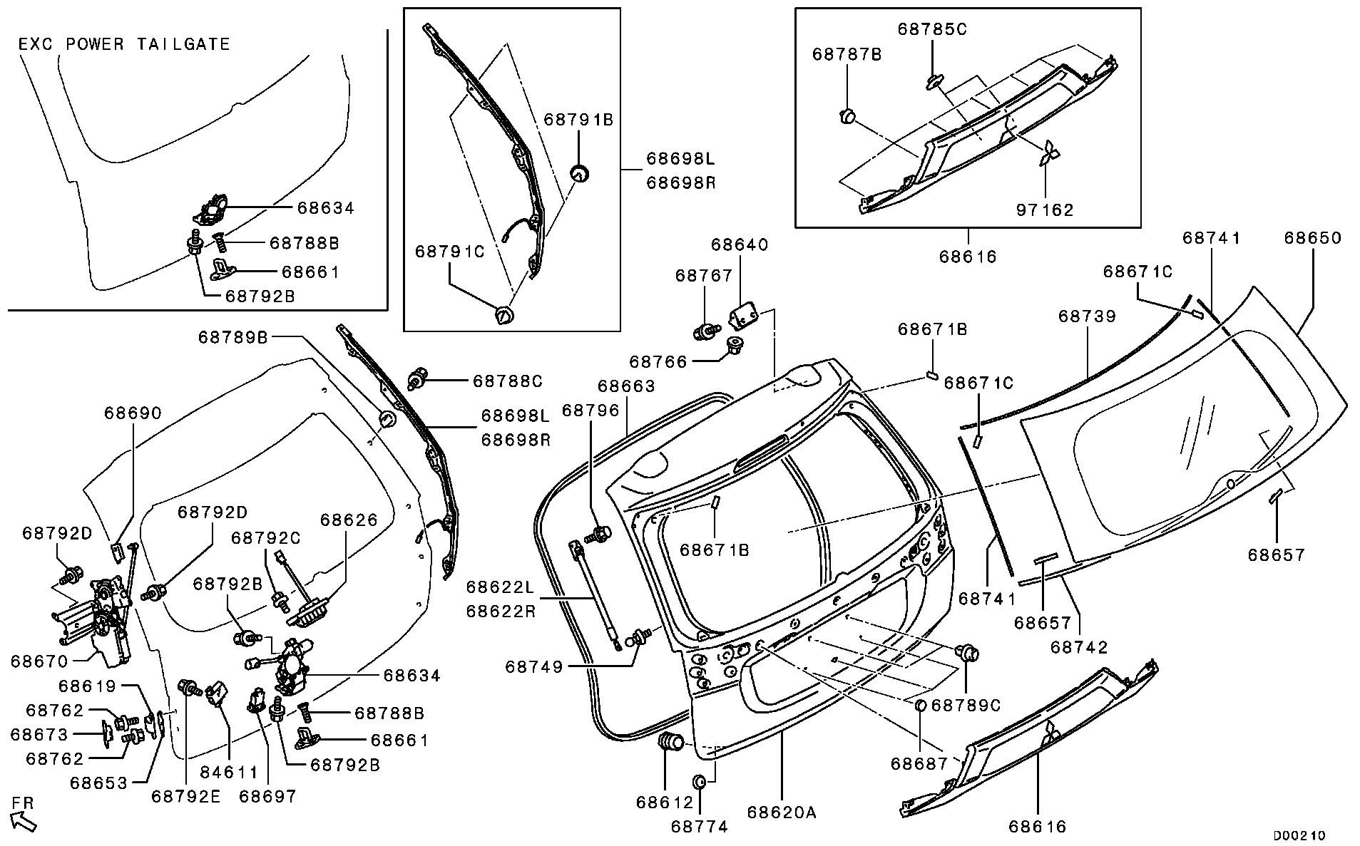 Mitsubishi 5802A600 - Qazlı bulaq, baqaj, yük yeri furqanavto.az