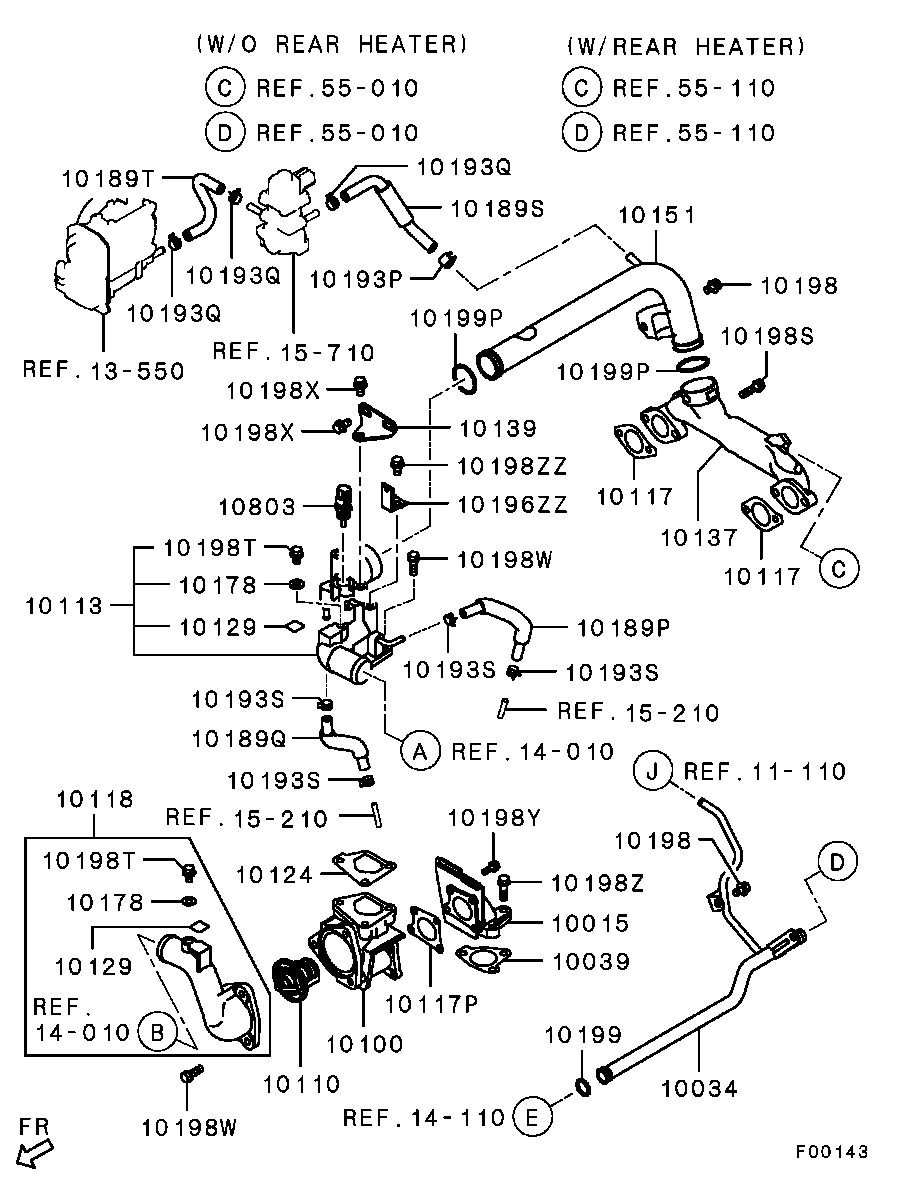 Mitsubishi MD174233 - Termostat, soyuducu furqanavto.az