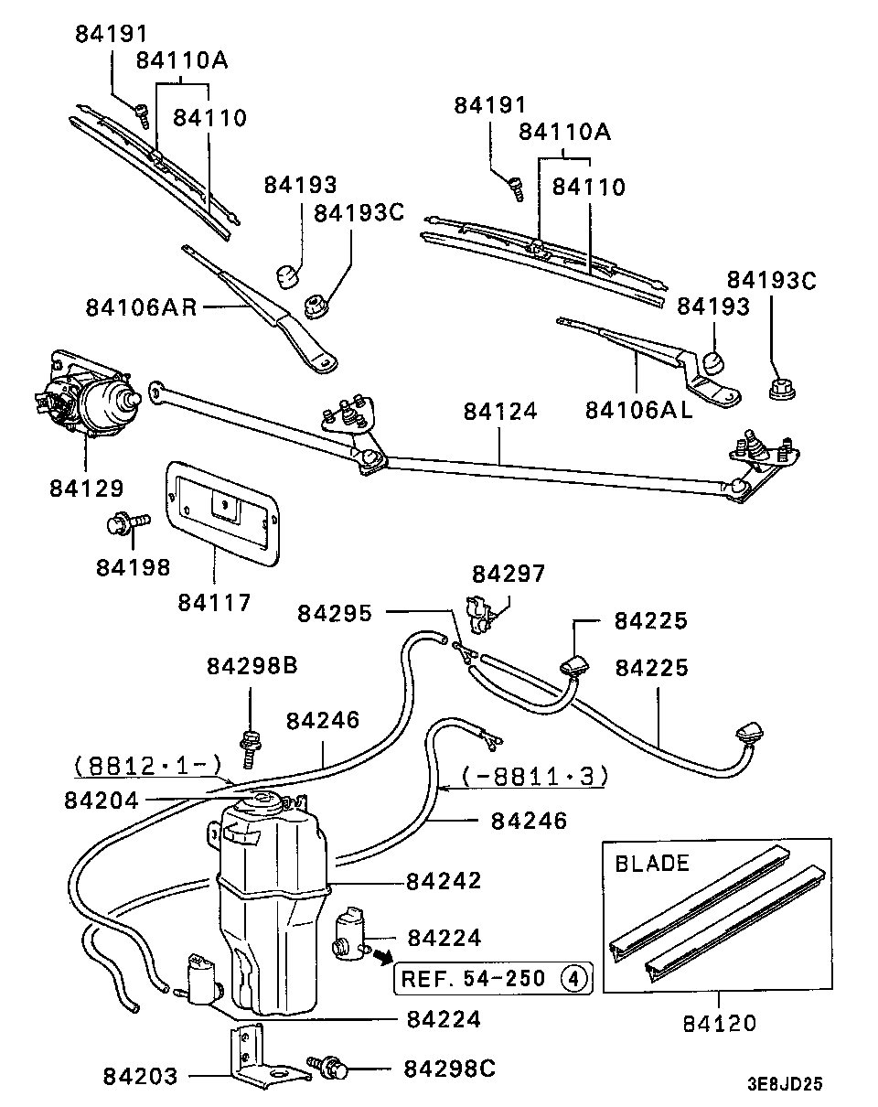 Mitsubishi MB622213 - Sülən Bıçağı furqanavto.az