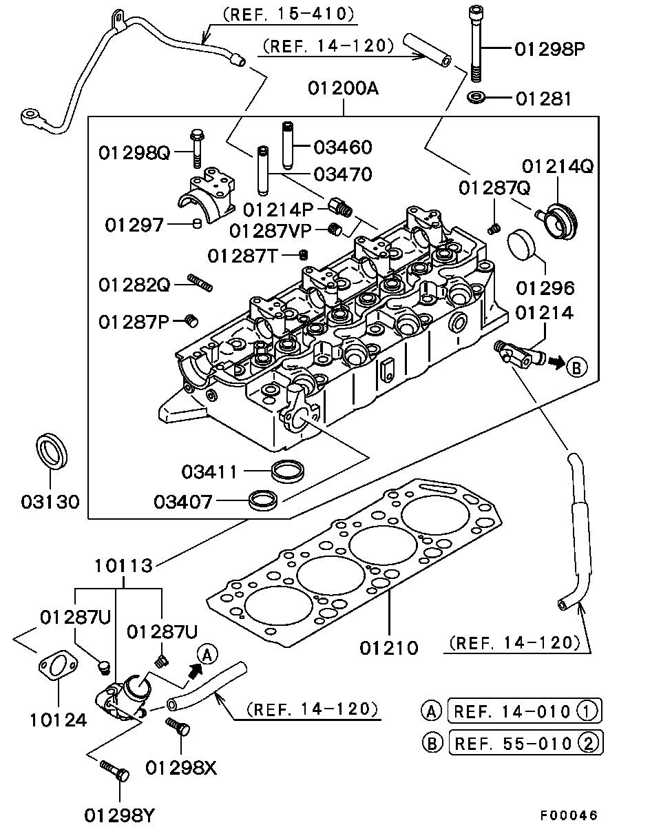 Mitsubishi MD-174796 - Conta, silindr başlığı furqanavto.az